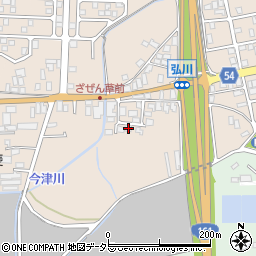 滋賀県高島市今津町弘川1642-1周辺の地図