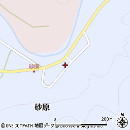 鳥取県東伯郡三朝町砂原184周辺の地図