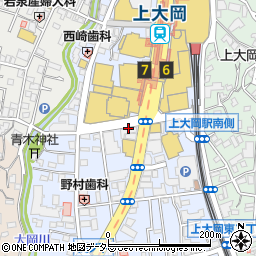 三菱ＵＦＪ銀行上大岡支店周辺の地図