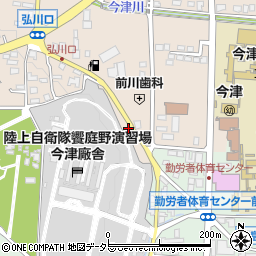 滋賀県高島市今津町弘川262周辺の地図