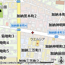 岐阜県岐阜市加納新本町4丁目周辺の地図