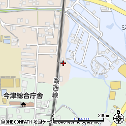 滋賀県高島市今津町弘川2周辺の地図