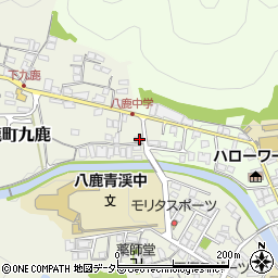 兵庫県養父市八鹿町九鹿237-2周辺の地図