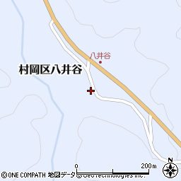 兵庫県美方郡香美町村岡区八井谷25周辺の地図