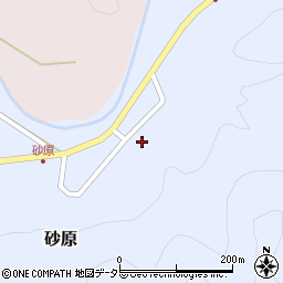 鳥取県東伯郡三朝町砂原153周辺の地図