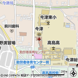 滋賀県高島市今津町弘川204周辺の地図
