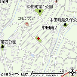 中田町第二公園周辺の地図