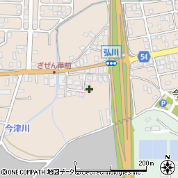 滋賀県高島市今津町弘川1642-5周辺の地図