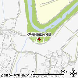 佐是運動公園周辺の地図