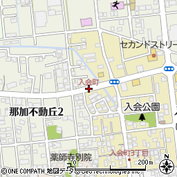 入会町周辺の地図