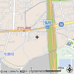 滋賀県高島市今津町弘川1642-4周辺の地図