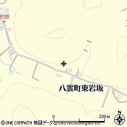 島根県松江市八雲町東岩坂1106周辺の地図