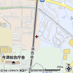滋賀県高島市今津町弘川1周辺の地図