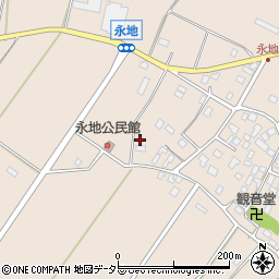 千葉県袖ケ浦市永地周辺の地図