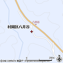 兵庫県美方郡香美町村岡区八井谷24周辺の地図