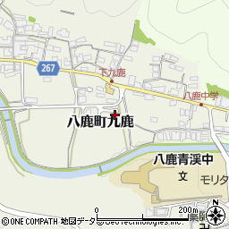 兵庫県養父市八鹿町九鹿492-7周辺の地図