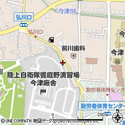 滋賀県高島市今津町弘川264-2周辺の地図