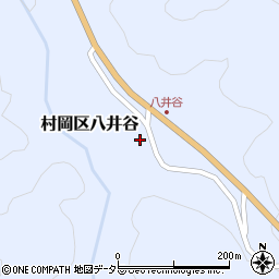 兵庫県美方郡香美町村岡区八井谷23周辺の地図