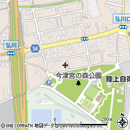 滋賀県高島市今津町弘川1455-2周辺の地図