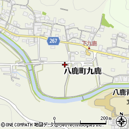 兵庫県養父市八鹿町九鹿502-5周辺の地図