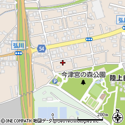 滋賀県高島市今津町弘川1452周辺の地図