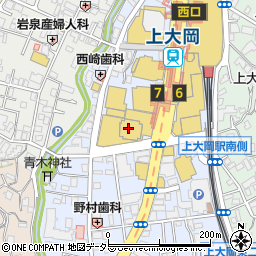 眼鏡市場　横浜上大岡店周辺の地図