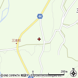 鳥取県東伯郡琴浦町三本杉1054周辺の地図