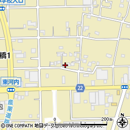 神奈川県海老名市門沢橋1丁目3-1周辺の地図