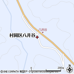兵庫県美方郡香美町村岡区八井谷22周辺の地図
