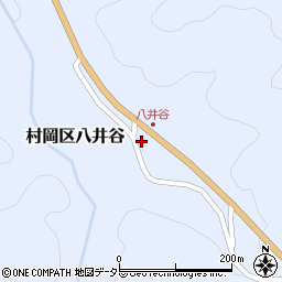 兵庫県美方郡香美町村岡区八井谷677周辺の地図