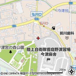 滋賀県高島市今津町弘川270周辺の地図