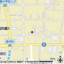 神奈川県海老名市門沢橋1丁目3-16周辺の地図