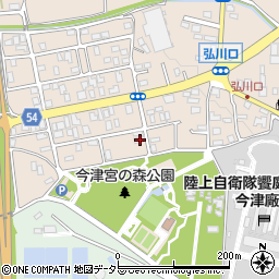 滋賀県高島市今津町弘川1460-8周辺の地図