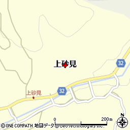 鳥取県鳥取市上砂見周辺の地図