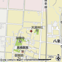 岐阜県安八郡神戸町八条周辺の地図