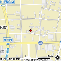 神奈川県海老名市門沢橋1丁目3-12周辺の地図