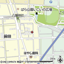 岐阜県神戸町（安八郡）前田周辺の地図