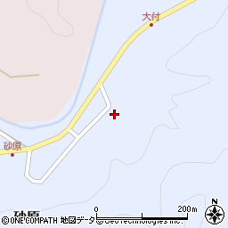 鳥取県東伯郡三朝町砂原66周辺の地図