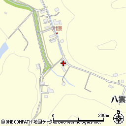 島根県松江市八雲町東岩坂1093-3周辺の地図