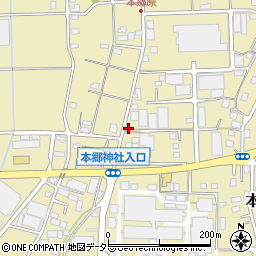 神奈川県海老名市本郷2680-1周辺の地図