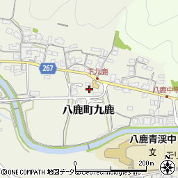 兵庫県養父市八鹿町九鹿496-1周辺の地図
