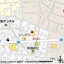 クスリのアオキ　那加野畑店周辺の地図