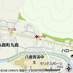 兵庫県養父市八鹿町九鹿266周辺の地図