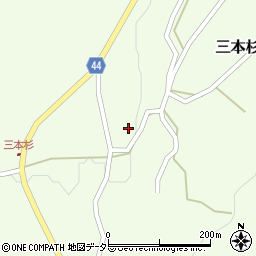 鳥取県東伯郡琴浦町三本杉1012周辺の地図