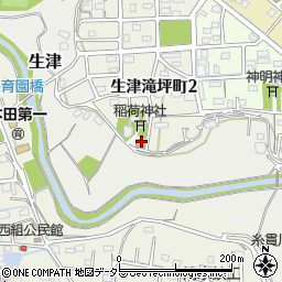 上生津公民館周辺の地図