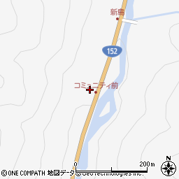 長野県飯田市上村410周辺の地図
