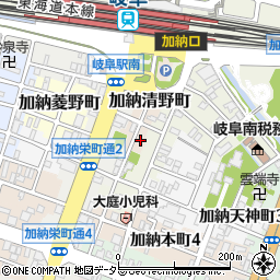 リパークＪＲ岐阜駅南駐車場周辺の地図
