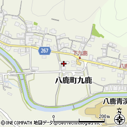 兵庫県養父市八鹿町九鹿495-2周辺の地図