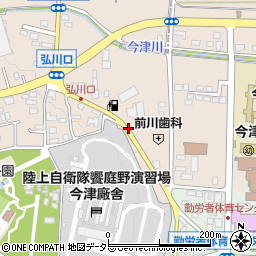 今津支所前周辺の地図