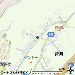 岐阜県可児市菅刈1141周辺の地図